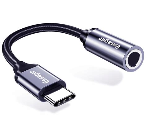 Przejściówka adapter audio USB C mini jack Essager