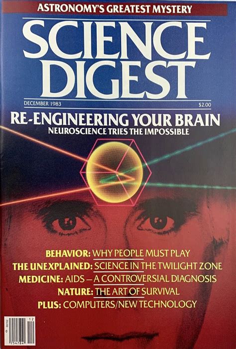 Science Digest December 1983 Re Engineering Your Brain Neurosc