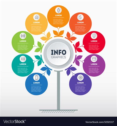 Business presentation or infographics concept Vector Image