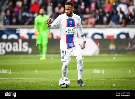 Neymar Jr Du Psg Lors Du Championnat De France Ligue Match De