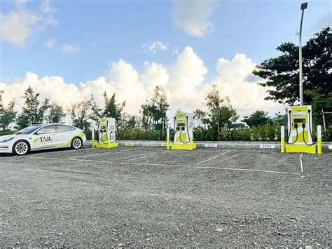 特爾電力進駐台東最大休憩站「大武之心南迴驛」，100kw 三樁六槍為 Ccs1ccs2 環島高速充電ddcar 電動車