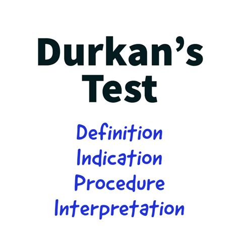 Durkan S Test For Carpal Tunnel Syndrome Diagnosis In 2023 A Comprehensive Guide On How To