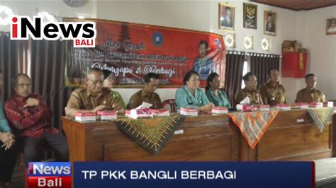 Tp Pkk Bangli Berbagi Serahkan Sembako Kepada Masyarakat Kurang Mampu