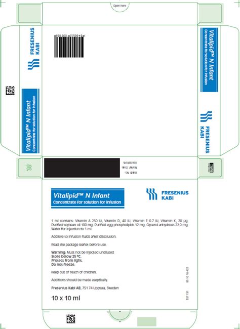 Vitalipid N Package Insert Prescribing Information