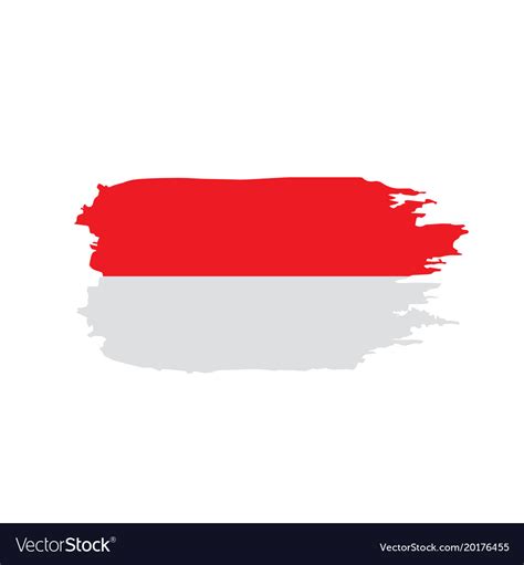 Indonesia flag Royalty Free Vector Image - VectorStock