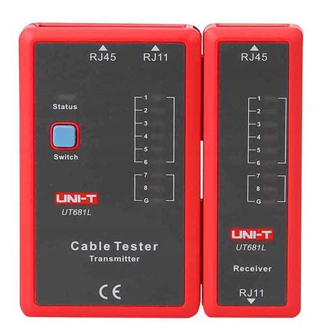 UT681L Tester Kabli Sieciowych RJ45 RJ11 Sklep Opinie Cena W Allegro Pl