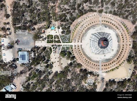 Aerial View Of The Great Stupa Of Universal Compassion Stock Photo Alamy