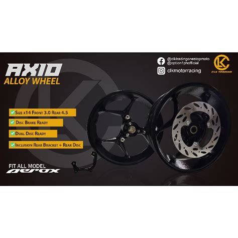 Axio Mags Wheel S Aerox V V Disc Brake Ready Dual Disc Wide Mags