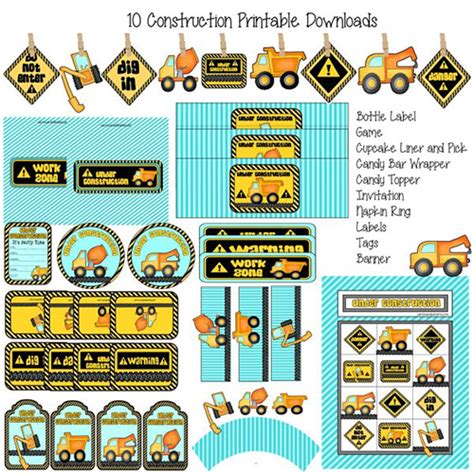 Construction Party Package Parties And Patterns