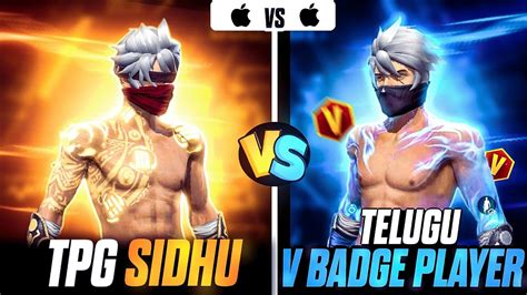 TPG SIDHU VS TOP V BADGE PLAYER IPhone Vs IPad Who Will Win YouTube