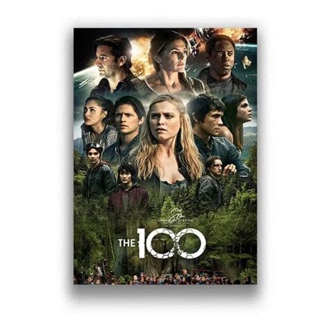 Affiche de peinture sur toile de la série télévisée The 100 Season art