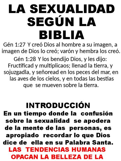 Sexualidad Segun La Biblia Descargar Gratis Pdf Hombre Imagen De Dios