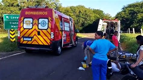 Motociclista E Garupa Ficam Feridos Ap S Serem Fechados Por Ve Culo