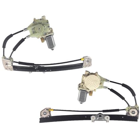 2Pcs Rear Left Right Window Regulator W Motor For BMW E39 520i 523i