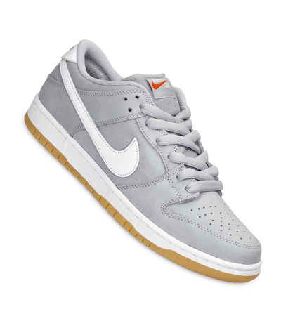 Shop Nike Sb Dunk Low Pro Iso Shoes Wolf Grey White Online Skatedeluxe