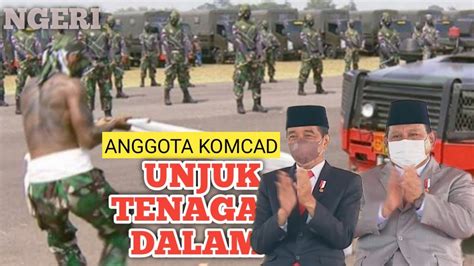 Viral Anggota Komcad Unjuk Tenaga Dalam Di Depan Jokowi Dengan Menarik