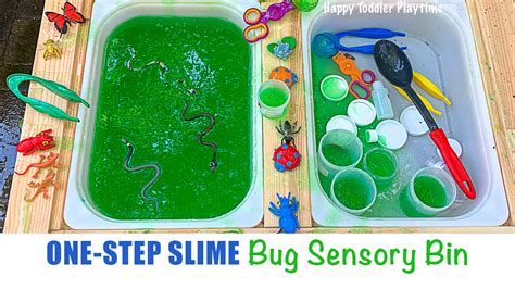 One Step Slime Sensory Bin Happy Toddler Playtime