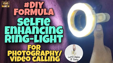 How To Make A Ring Light At Home DIY RING LIGHT For YouTube DIY