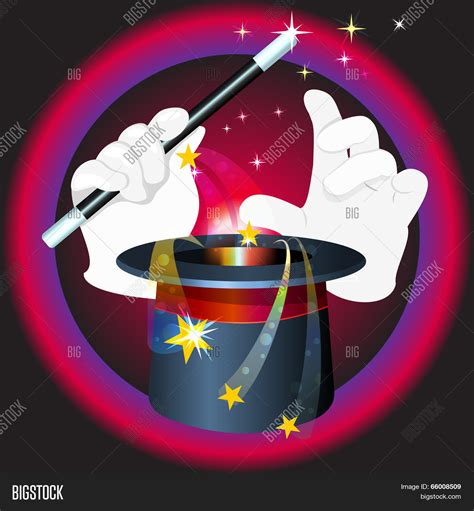 Magic Top Hat Magic Vector & Photo (Free Trial) | Bigstock