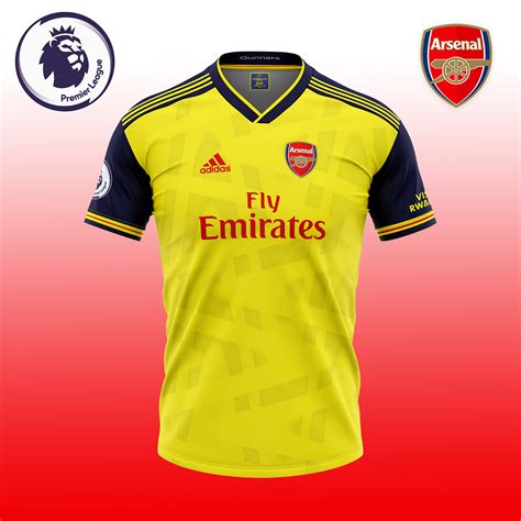 Arsenal Yellow shirt consept