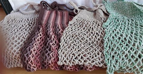 L Atelier Couture Tricot Et Diy De Camirotonaje Filet Crochet Sac Courses