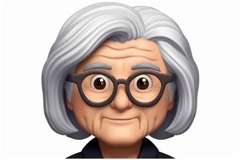 Premium Ai Image Grandma Emoji