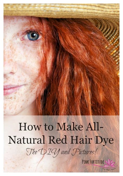 How To Make All Natural Red Hair Dye The Diy And Pictures Pink