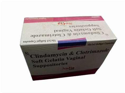 Clindamycin Clotrimazole Soft Gelatin Vaginal Suppositories Strength