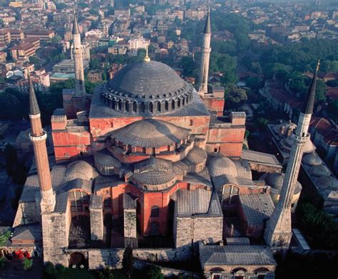 Aerial View Of Hagia Sophia Ca 532537 Istanbul Byzantine Hagia