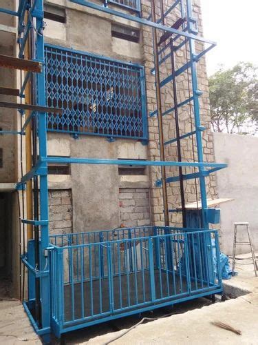 Liftrofab Hydraulic Two Wheeler Goods Lift Operating Height