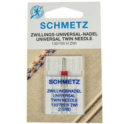 Schmetz Universal Twin Sewing Machine Needles Sewing Gem