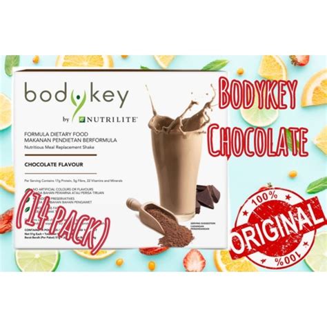 Nutrilite Bodykey Meal Replacement Chocolate Pack Shopee Singapore