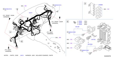 Genuine Nissan Bracket Engine Room Harness 24239 9ka1a For Sale Online Ebay