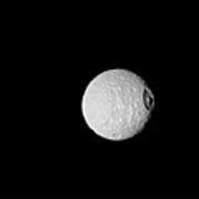 Saturn S Moon Mimas Photograph By Nasa Jpl Caltech Space Science