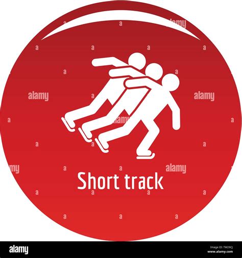 Shorttrack Speed Skating Stock Vector Images Alamy