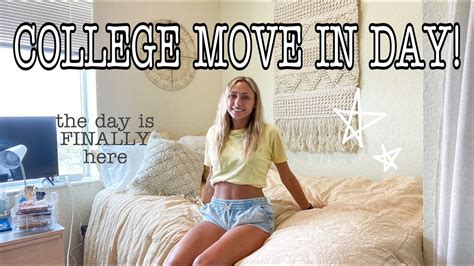 College Move In Day Vlog 2020 YouTube