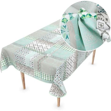 Nappe En Toile Cir E Lavable Au M Tre Sans Pvc Avec Ourlet X