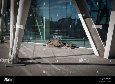 Homeless People Sleeping Under Bridge Hi Res Stock Photography And