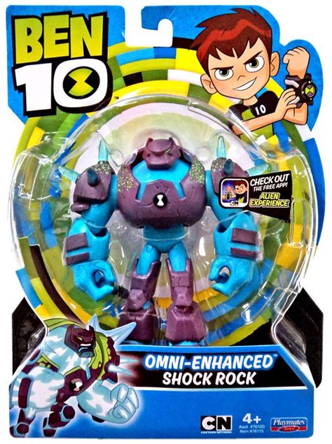 Ben 10 Basic Omni Enhanced Shock Rock 5 Action Figure Playmates Toywiz