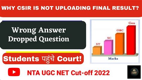 CSIR NET Sept 2022 Expected RESULT Score Card Release Csirmaths