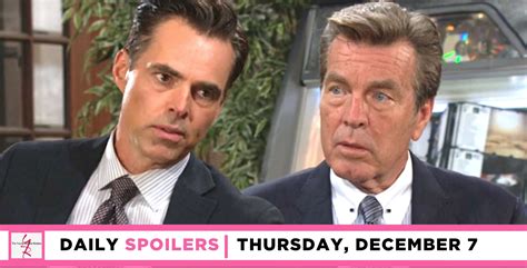 Young And The Restless Spoilers Billy Brings Troubling News To Jack