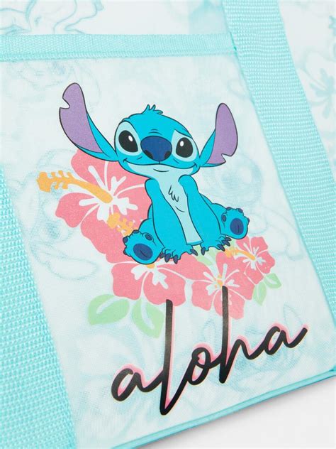 Disney Lilo Stitch Tropische Tasche Aus Netzstoff Von Primark Ansehen