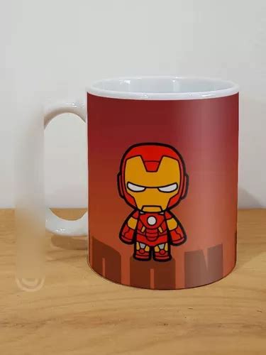 Taza Iron Man Mini Funko Cerámica Importada Orca