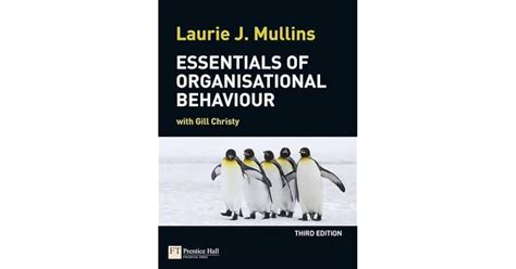 Essentials Of Organisational Behaviour By Laurie J Mullins