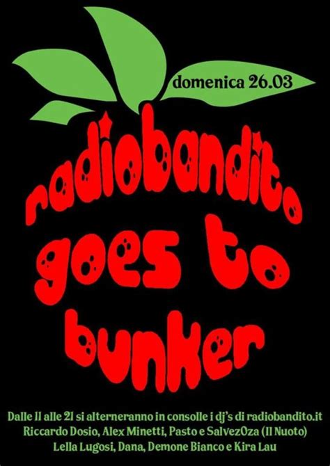 Radio Bandito Trasmette Live Dal Bunker Radio Bandito