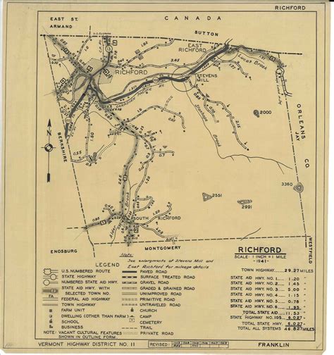 Vtransmaps Vermont Gov Maps Townmapseries Franklin Co Richford