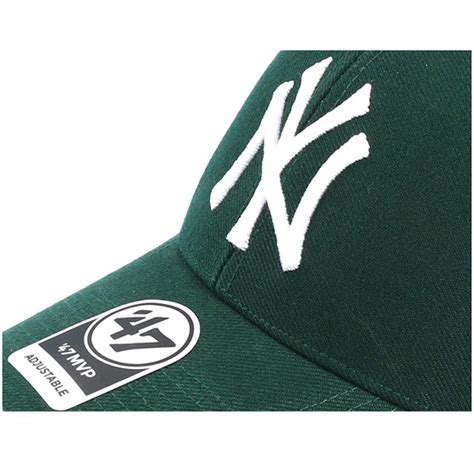 New York Yankees Mvp Dark Green Adjustable 47 Brand Caps