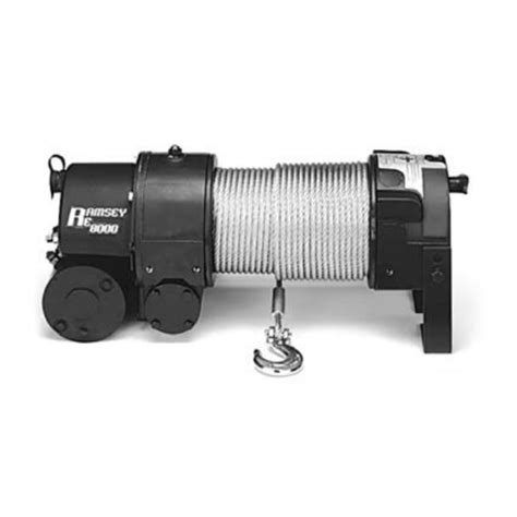 Ramsey Winch Re 8000 Owners Manual Pdf Download Manualslib