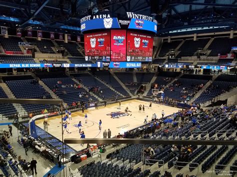 Section 212 at Wintrust Arena - DePaul Basketball - RateYourSeats.com