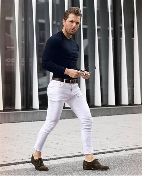 Introducir Imagen Outfit Pantalon Blanco Hombre Urbano Abzlocal Mx